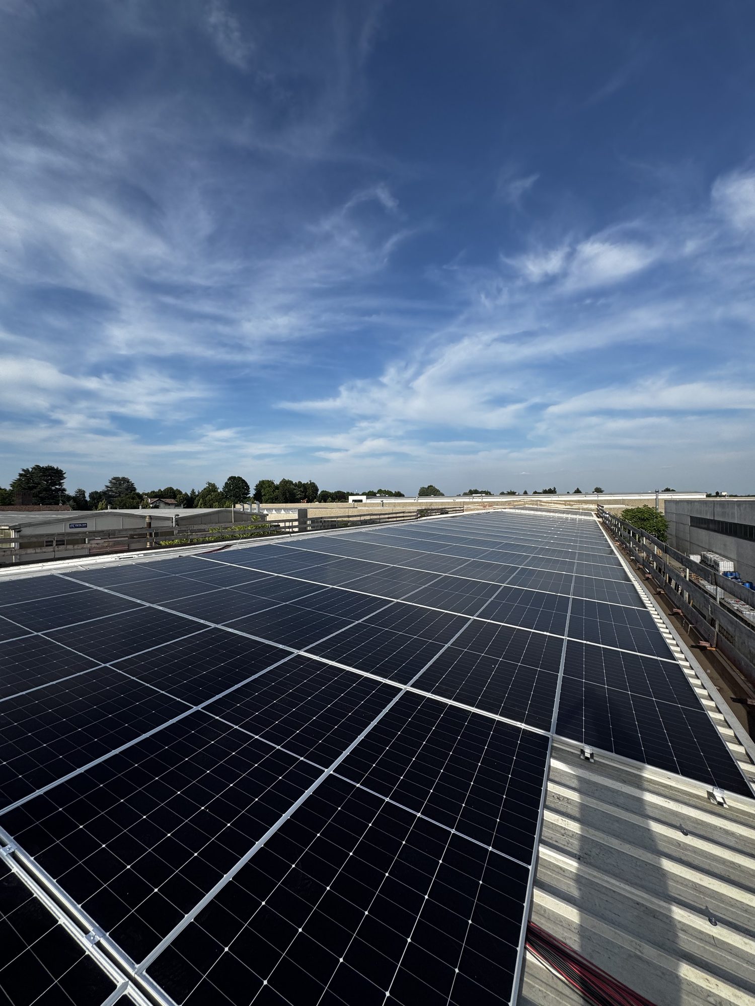 Impianto fotovoltaico sul tetto